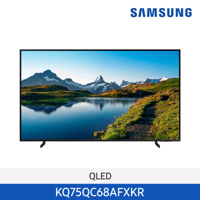 23년 NEW 삼성 QLED 4K Smart TV 214cm KQ85QC68AFXKR (스탠드형)