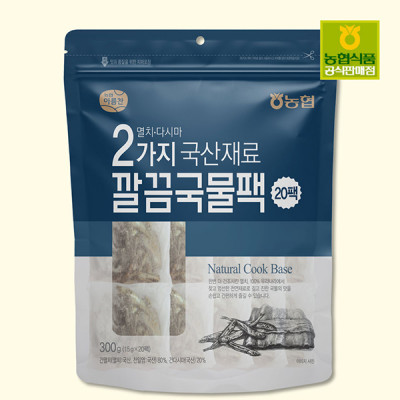 농협 아름찬 깔끔국물팩(멸치,다시마)15g*20